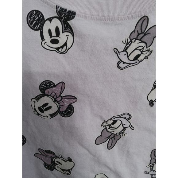 $Disney pink crop top t-shirt Minnie Mouse, Daisy Barbiecore Sz Sm - Picture 2 of 5